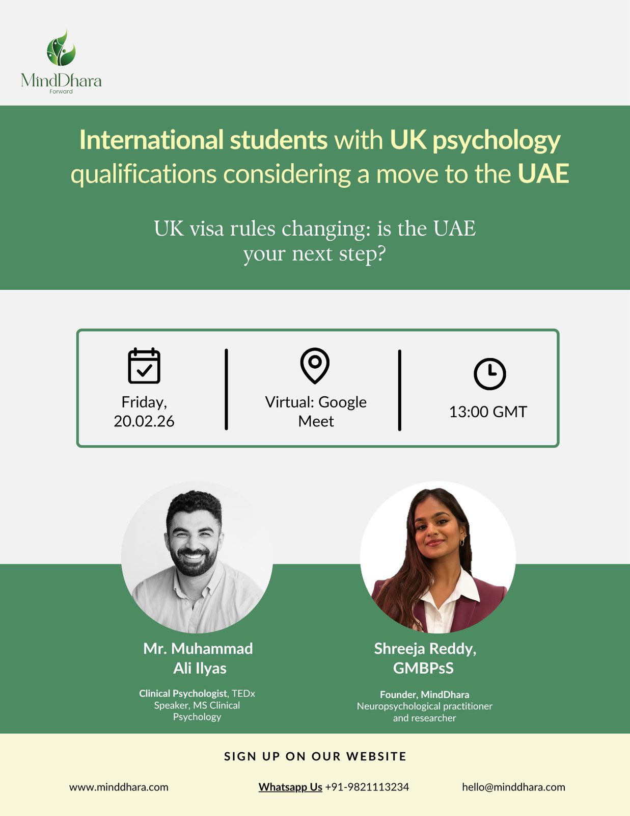 International students with UK psychology qualifications considering a move to the UAE